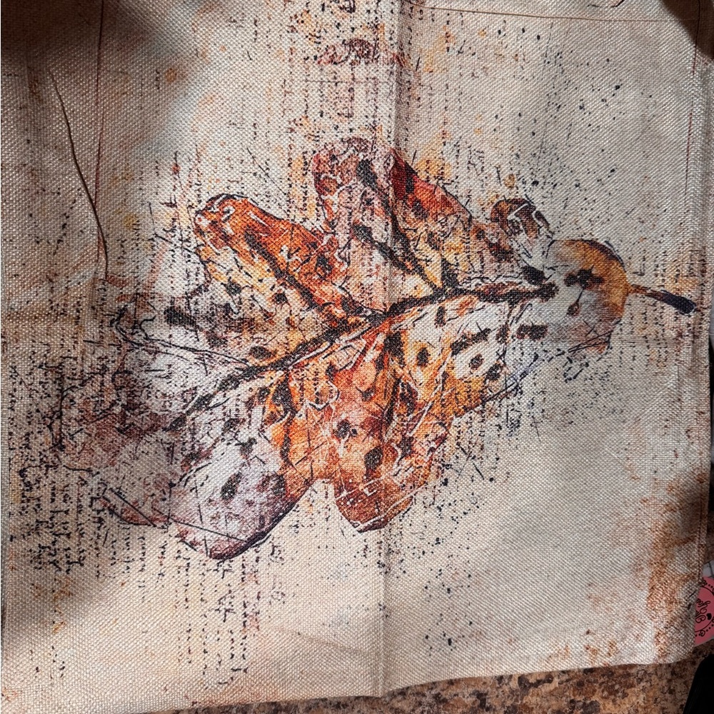 Autumn Leaf Accent Pillow Cover‎